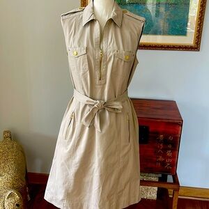 JONES NEW YORK SIGNATURE SAFARI DRESS | Wear belted or without.  Super cute.